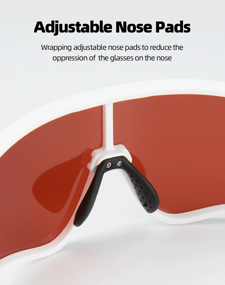 Photochromic Polarized Sunglasses for Men and Women - Cycling Glasses for Outdoor Sports, Hiking, and Biking with Inner Frame