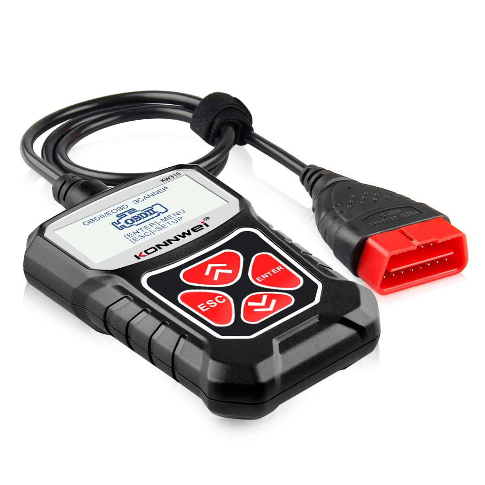 KW310 OBD2 Scanner - Professional Car Diagnostic Tool with Russian Language Support, Automotive Scanner, and Car Maintenance Toolkit