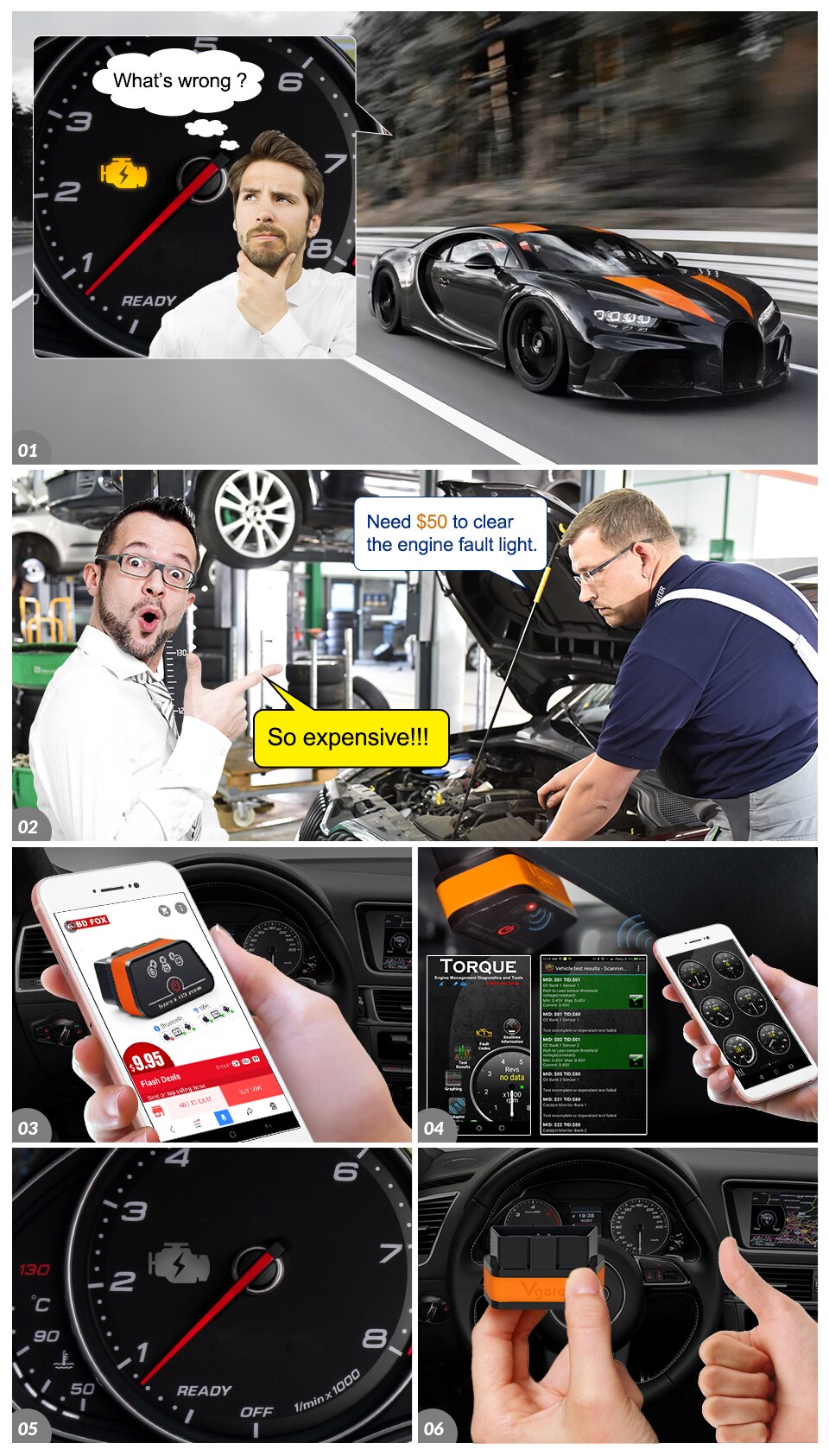 Vgate iCar2 obd2 Bluetooth scanner ELM327 V2.2 obd 2 wifi icar 2 car tools elm 327 for Android/PC/IOS code reader