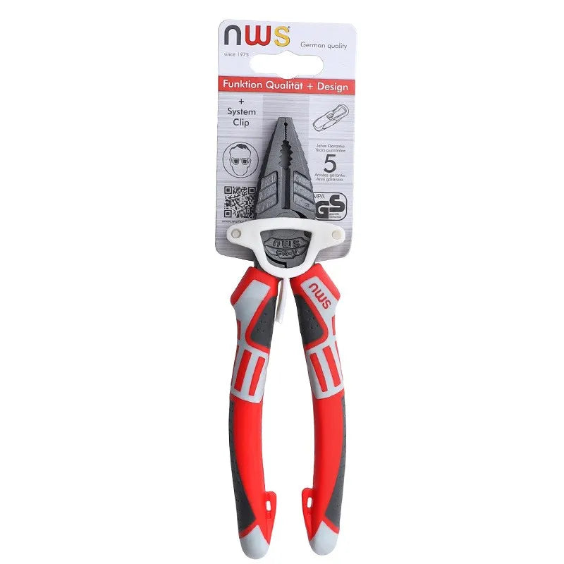 6''/7''/8”Multifunctional Wire Cutter German Electrician's Pliers Thickened Clamp Head Chrome Vanadium Steel Electrician Tools