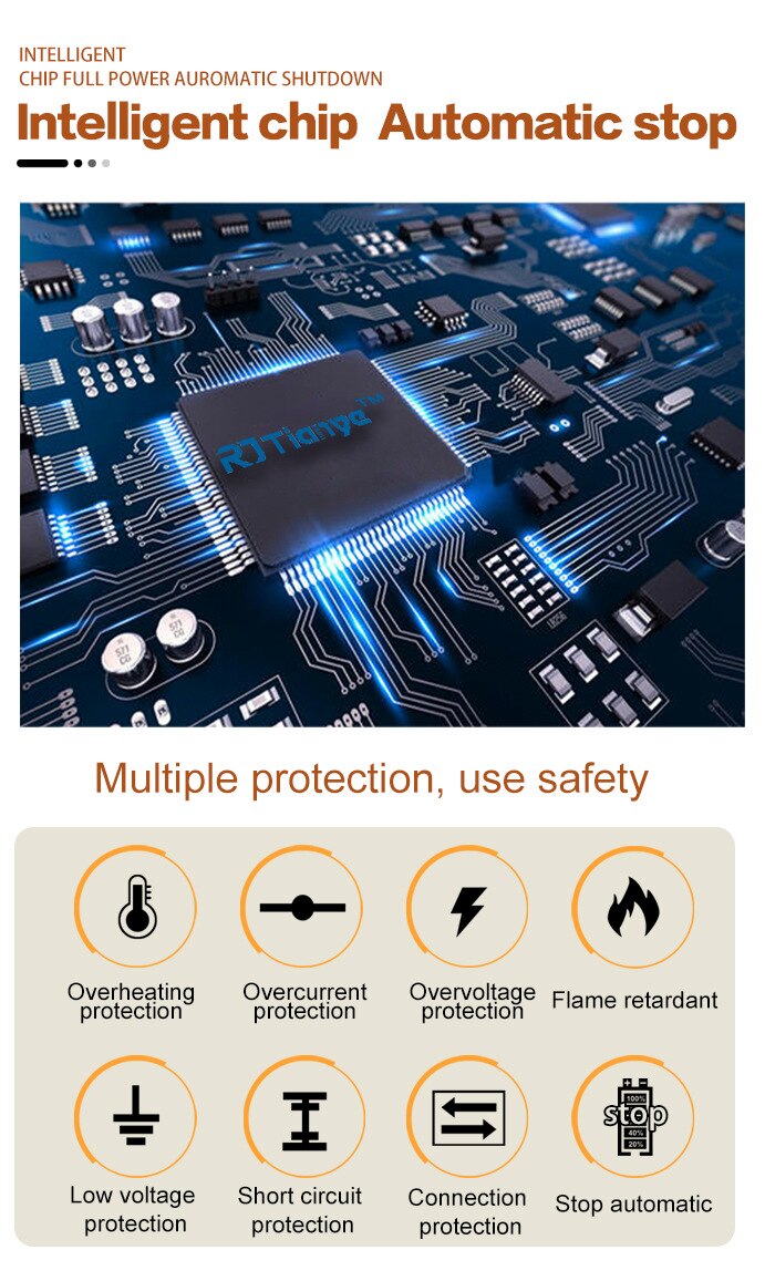 Smart 12V Battery Charger: Full Automatic Digital Display, Power Pulse Repair, Wet/Dry Lead Acid
