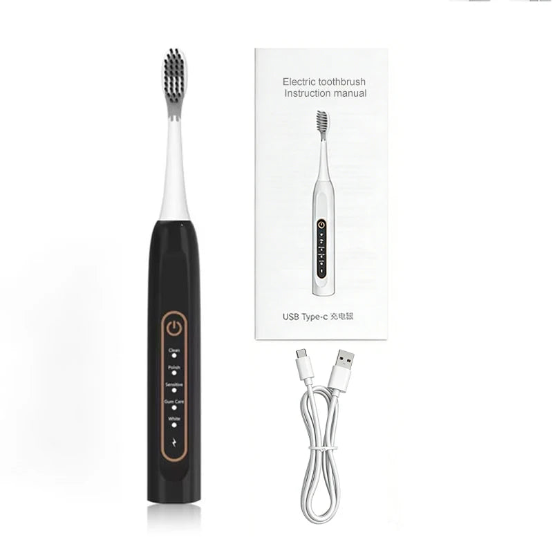 Us Warehouse Products Electric Toothbrush Generic Deep Clean Electric Toothbrush With Charger Travel Case