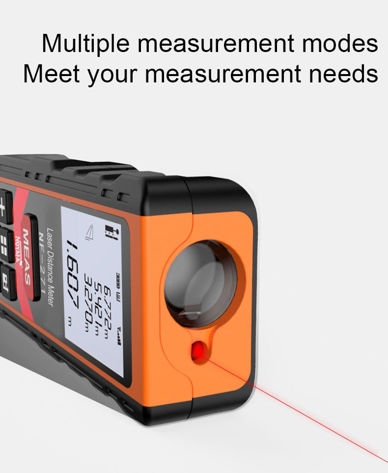 Laser Distance Meter: Precision Electronic Roulette and Digital Rangefinder for Accurate Measurements - Metro Laser Range Finder Measuring Tape Device Tool