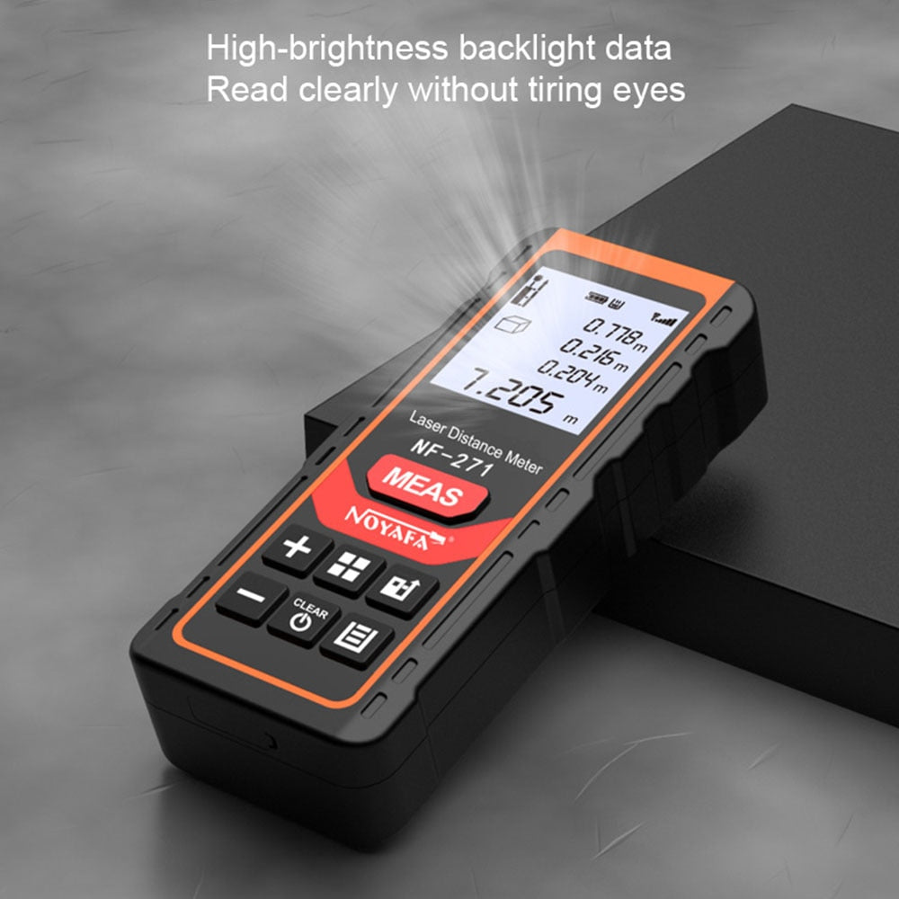 Laser Distance Meter: Precision Electronic Roulette and Digital Rangefinder for Accurate Measurements - Metro Laser Range Finder Measuring Tape Device Tool