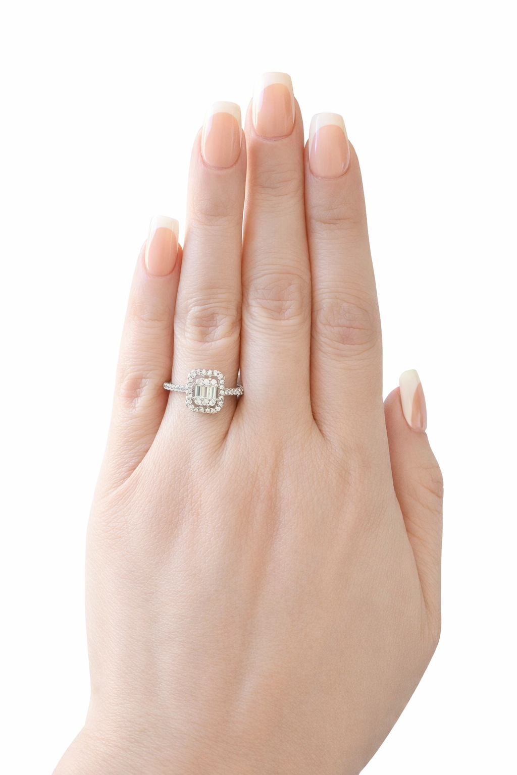 Modern Grace Emerald Cut Ring
