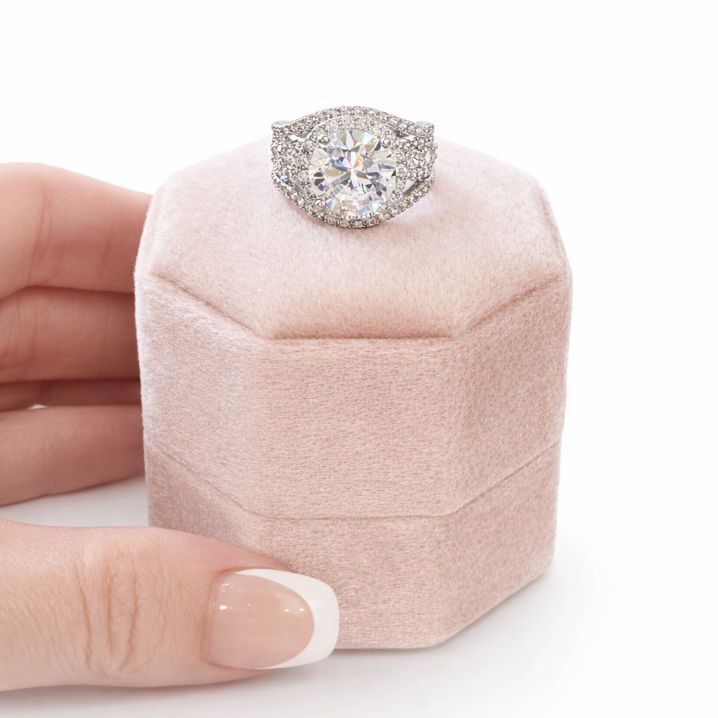Celeste Halo Ring