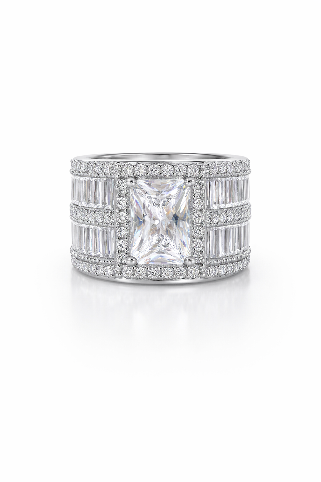 Lisa Art Deco Statement Ring