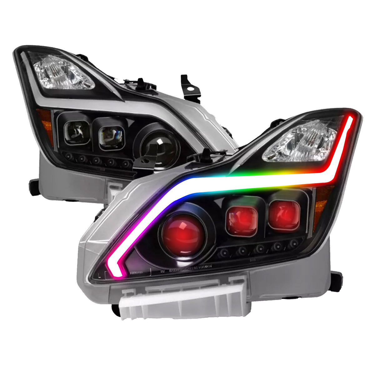 (2010-2013) Infiniti G37 Multicolor Flow DRL Boards (for Spyder Headlights only)