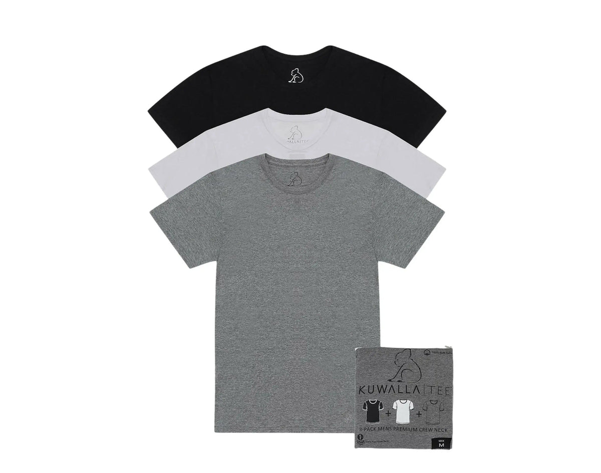 Kuwalla Tee Crew Neck Men's T-Shirt 3-Pack