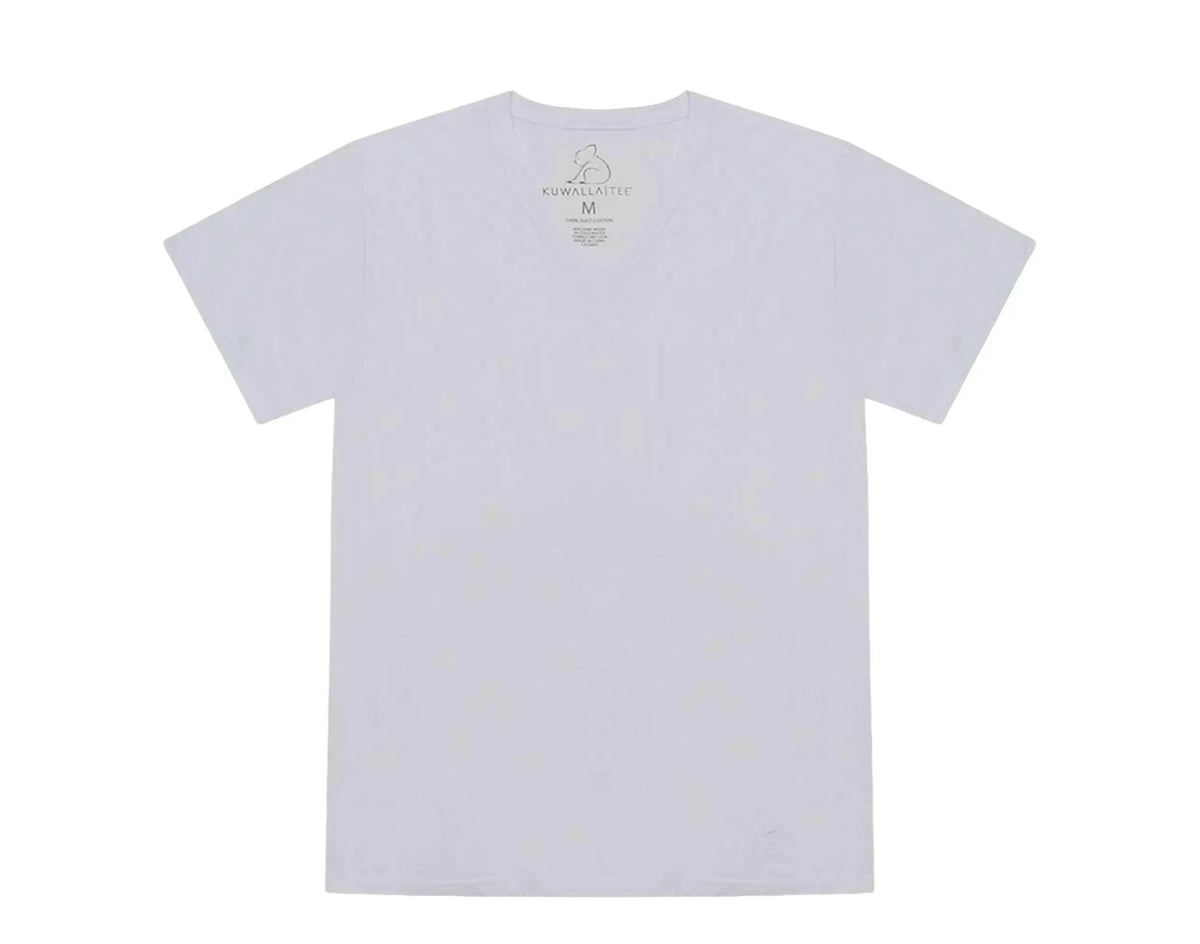 Kuwalla Tee Crew V-Neck Men T‑Shirt 3‑Pack Mix Black/White/Grey