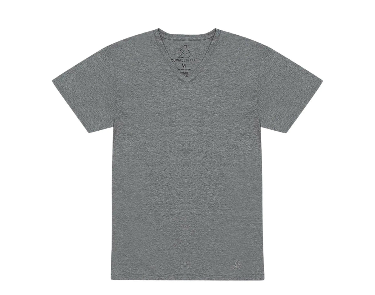 Kuwalla Tee Crew V-Neck Men T‑Shirt 3‑Pack Mix Black/White/Grey
