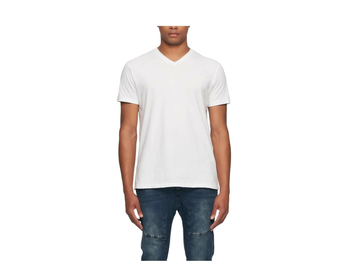 Kuwalla Tee Crew V-Neck Men T‑Shirt 3‑Pack Mix Black/White/Grey