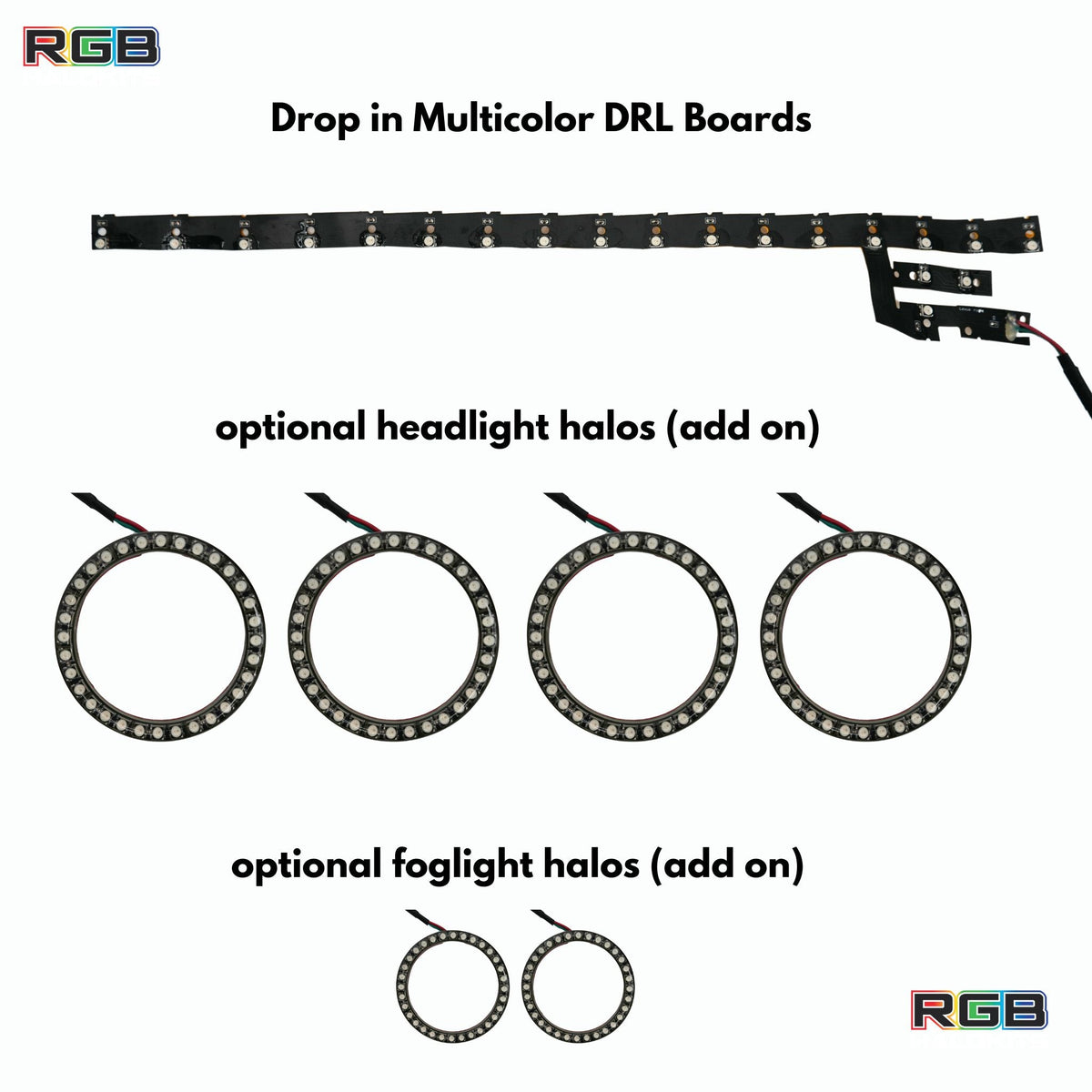 Lexus IS Multicolor Flow Series DRL Boards (2014-2020)