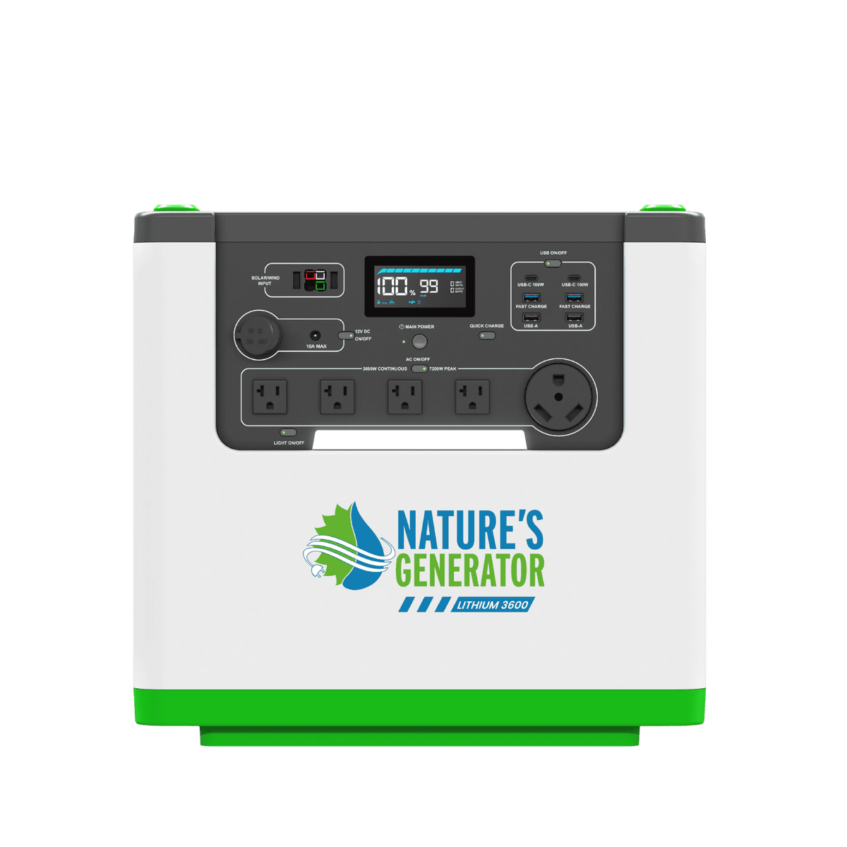 Nature's Generator Lithium 3600 Power Station