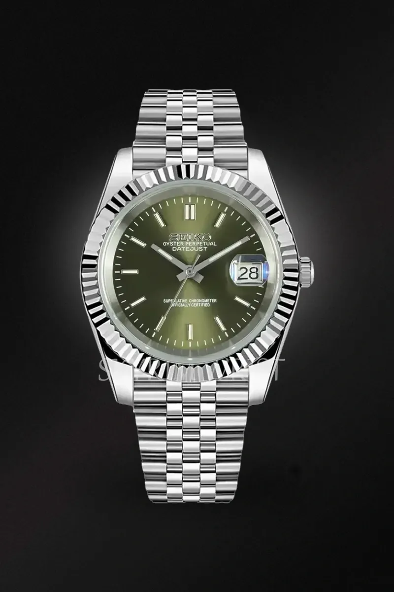 Mod Datejust Green