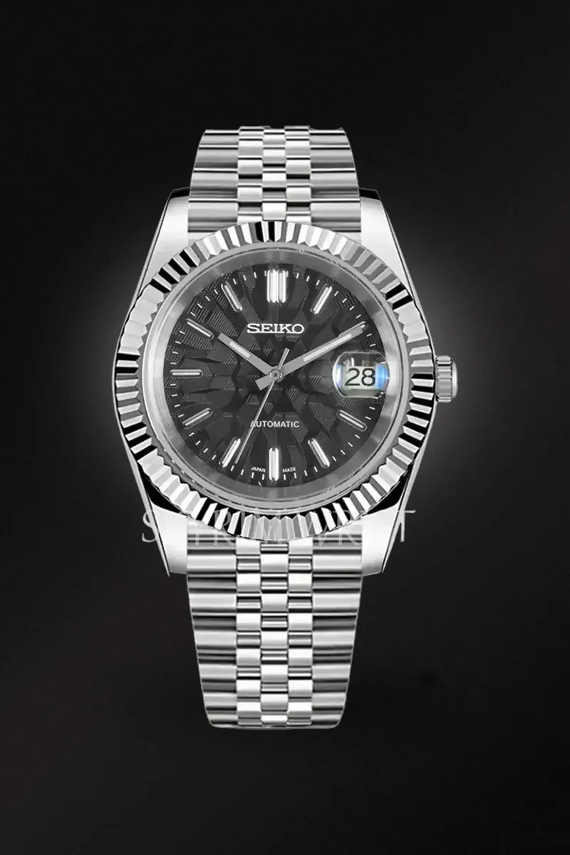 Mod Datejust Mosaic Black