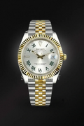 Mod Datejust Wimbledon Two-Tone Gold Silver
