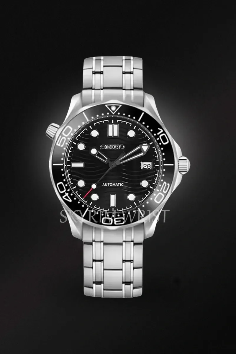 Mod Seamaster Silver Black
