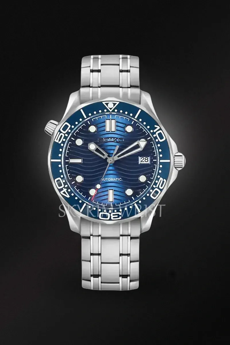 Mod Seamaster Silver Blue