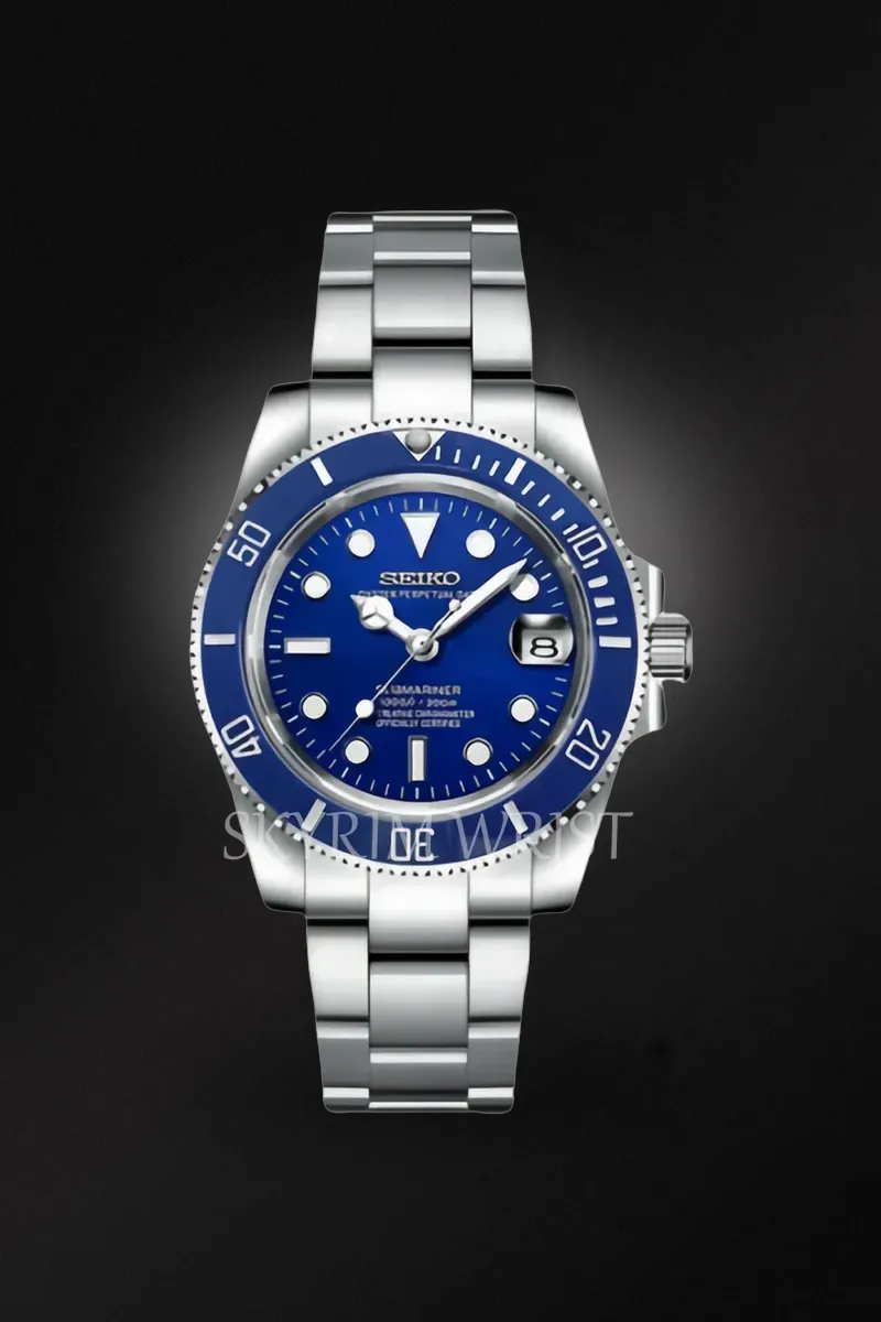 Mod Submariner Blue