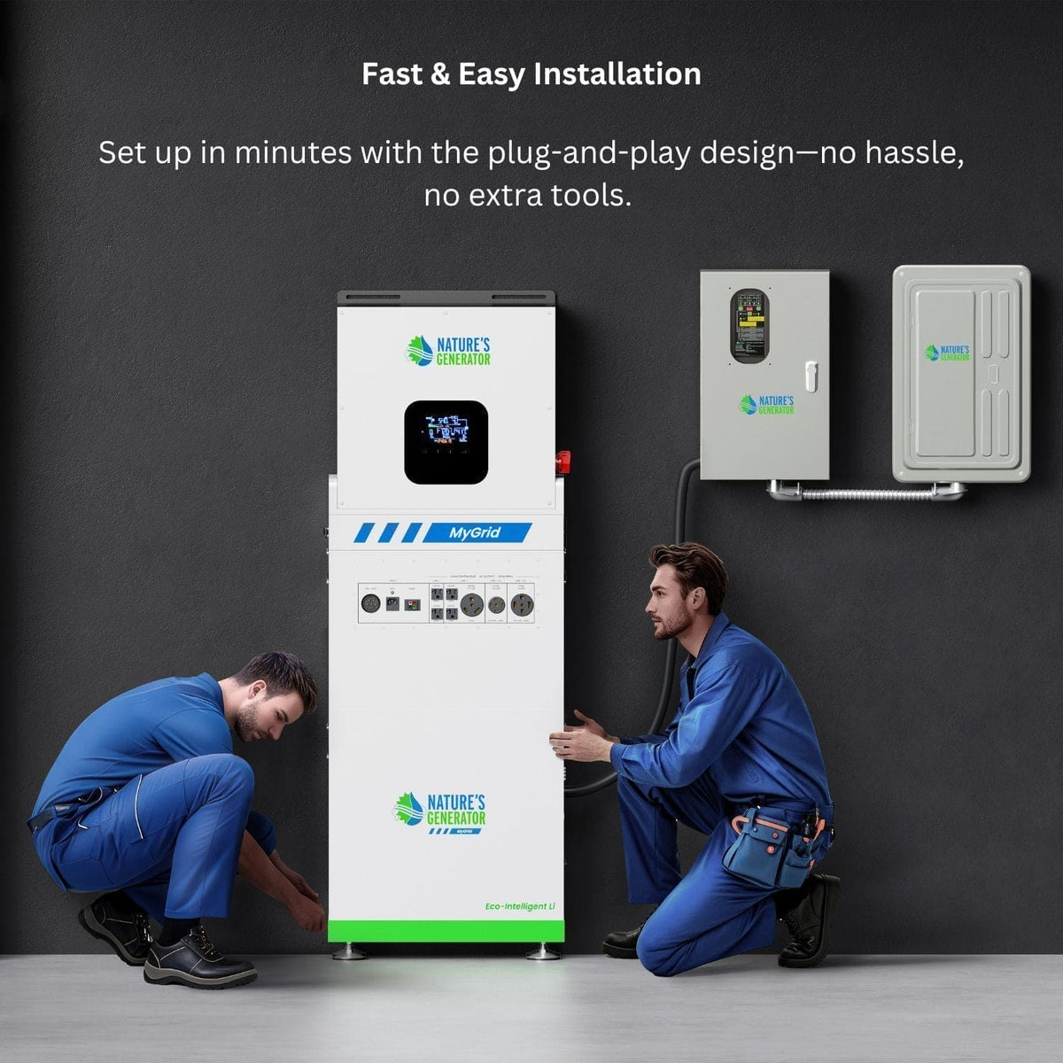 MyGrid 10K Solar Generator for Home