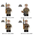 Soviet Infantry SVT40 Minifig 4pc