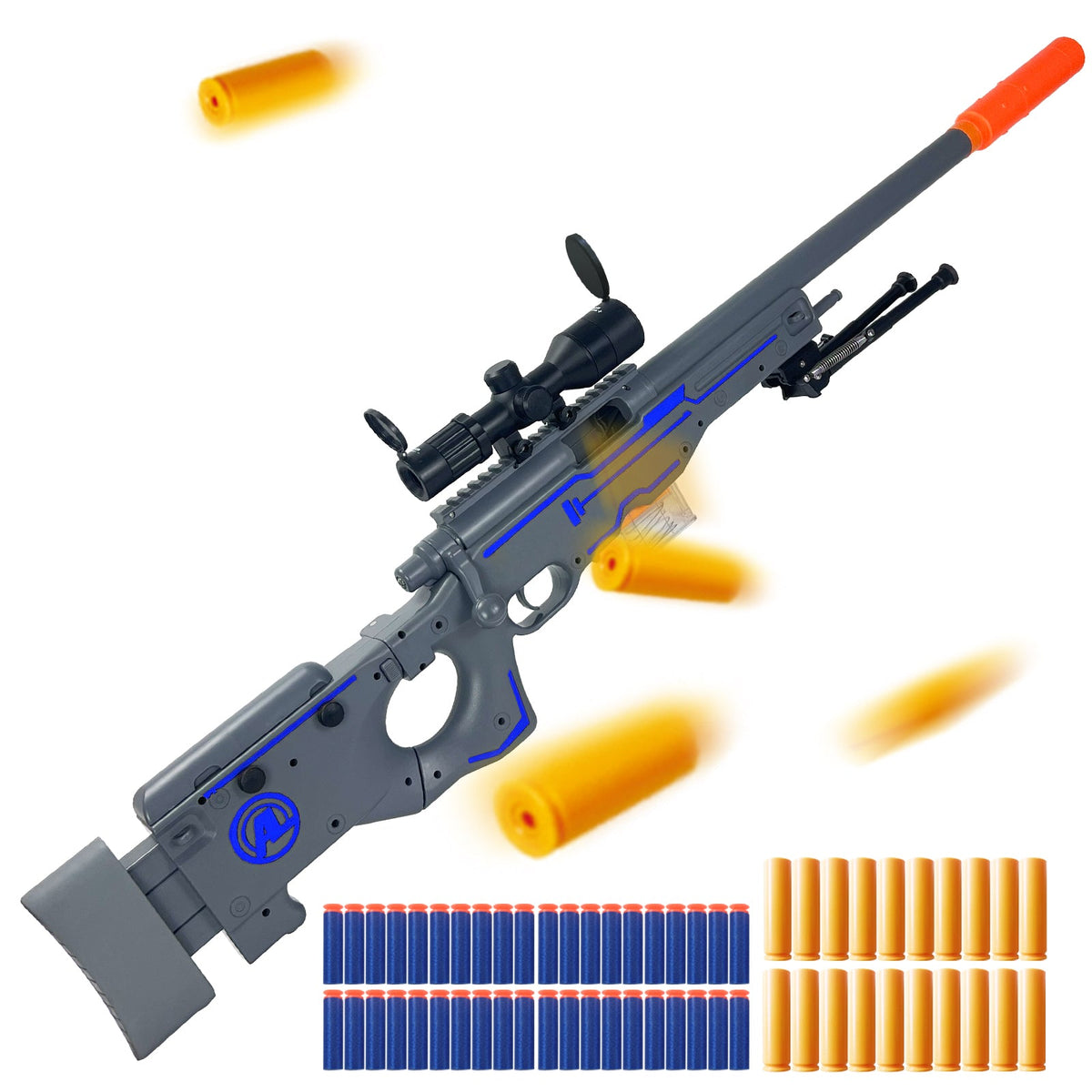 AWM toy set, Foam Bullets, Safe and non-Hazardous