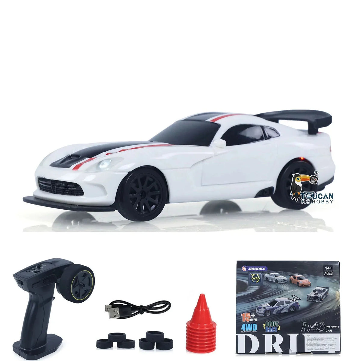 New RC Drift Car Upgraded Gyro 1/43 Racing RTR 4WD Four-wheel Drive High Speed Radio Control Model 2.4g Drift Race Car Mini Gift