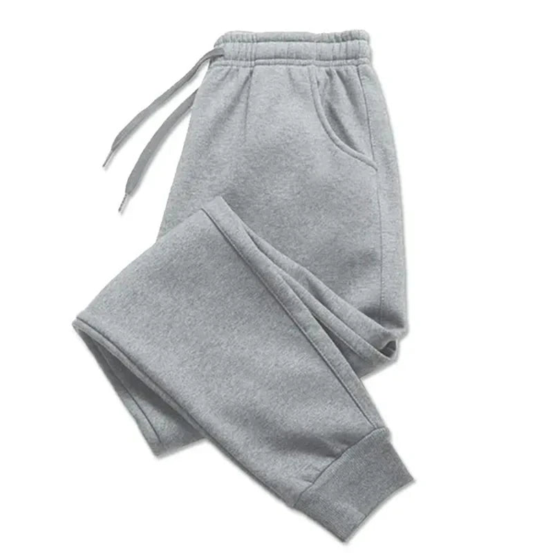 2025 Soft Loose PUAIA Print Solid Color Versatile Daily Outdoor Running Fitness Breathable Casual Comfortable Men‘s Sports Pants