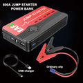 EAFC Smart Car Jump Starter 12V Portable Battery Booster 600A/2000A Power Bank LED Light Auto Battery Charger Dual USB Ports