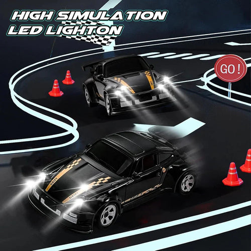 1/64 4WD High-Speed Drift RC Car – Mini Remote Control Racing Toy for Kids & Adults