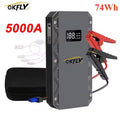 GKFLY 5000A 9000A Car Jump Starter Power Bank Portable Car Battery Starter Starting Device For 12V Car Emergency Booster Starter
