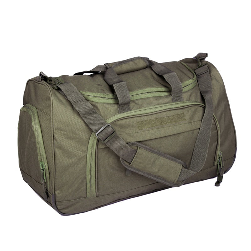 50L Travel Sports Bags Foldable Gym Bag Carry-on Luggage Duffle Bag With Shoes Compartment for Men Women 6 Colors