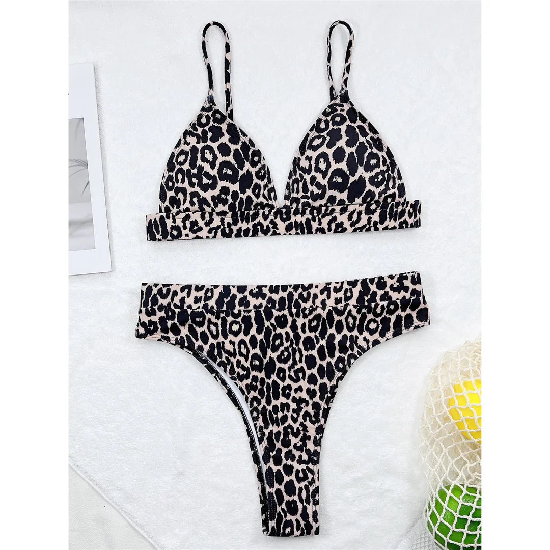 Leopard Padded Bikini