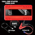 EAFC 1000A Car Jump StarterPower Bank 6400mAh Portable   Emergency Battery Booster Starting Charger SOS Flashlight  PowerBank