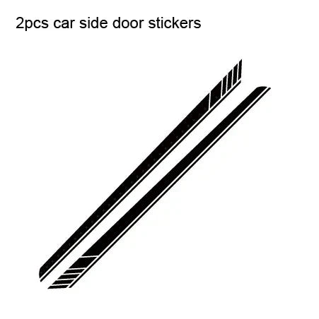 Universal Car Vinyl Bonnet Decal – Hood Racing Stripe Sticker for Audi, BMW, Mercedes, Toyota, VW, and More | Auto Tuning Accessories