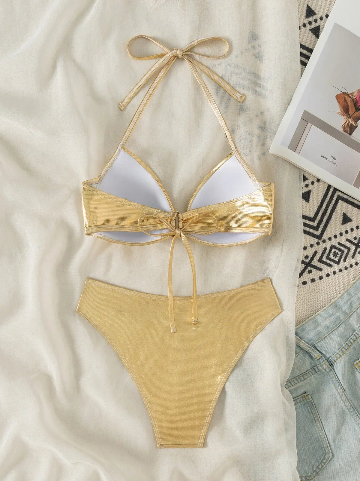 Shiny Gold Bikini
