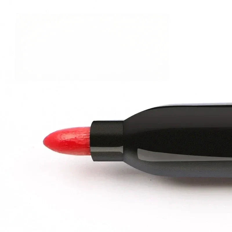 6PCs/Set Permanent Marker Pen Fine Point Waterproof Markers Thin Nib Crude Nib Black Blue Red Ink 1.5mm Fine Color Marker Pens