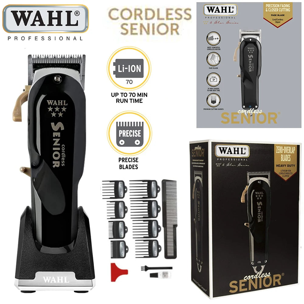 Professional Wahl Vapor 8148 Magic Clip Andis Baber Combo Gold Cordless Hair Clipper&Hair Trimmer&Foil Shaver For Stylists