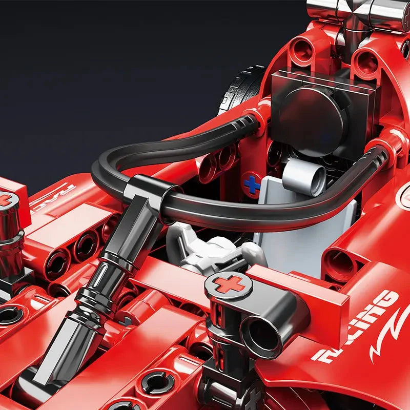 ToylinX F1 RC Race Car Building Set - Remote Control Collectible Model Kit