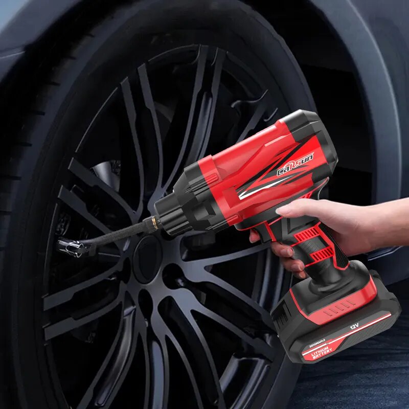 12V Cordless Tire Air Pump: Portable Electric Compressor for Tires – Auto Air Kompressor, Hassle-Free Inflation Anywhere