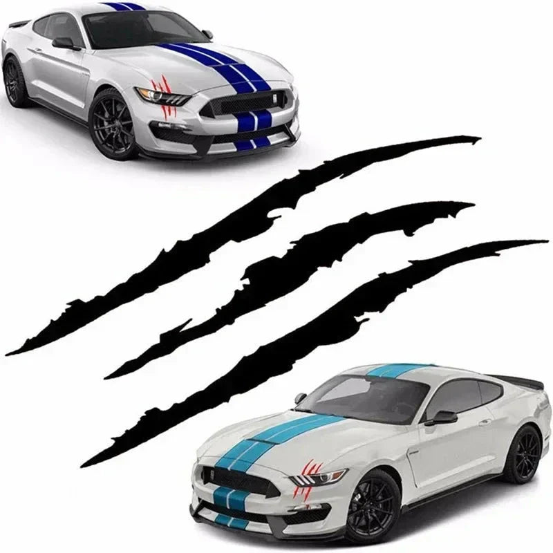 Monster Claw Car Sticker – Reflective Ghost Paw Scratch Vinyl Decal for Hood & Headlights | DIY Auto Exterior Decoration