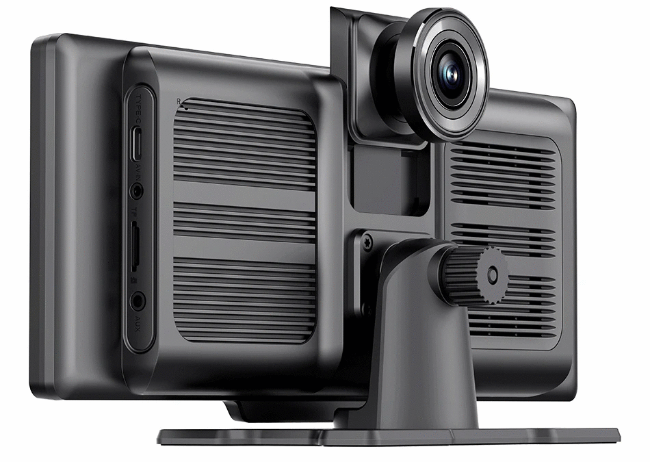 4K 10.26'' Mirror Dash Cam w/ Carplay & Android Auto