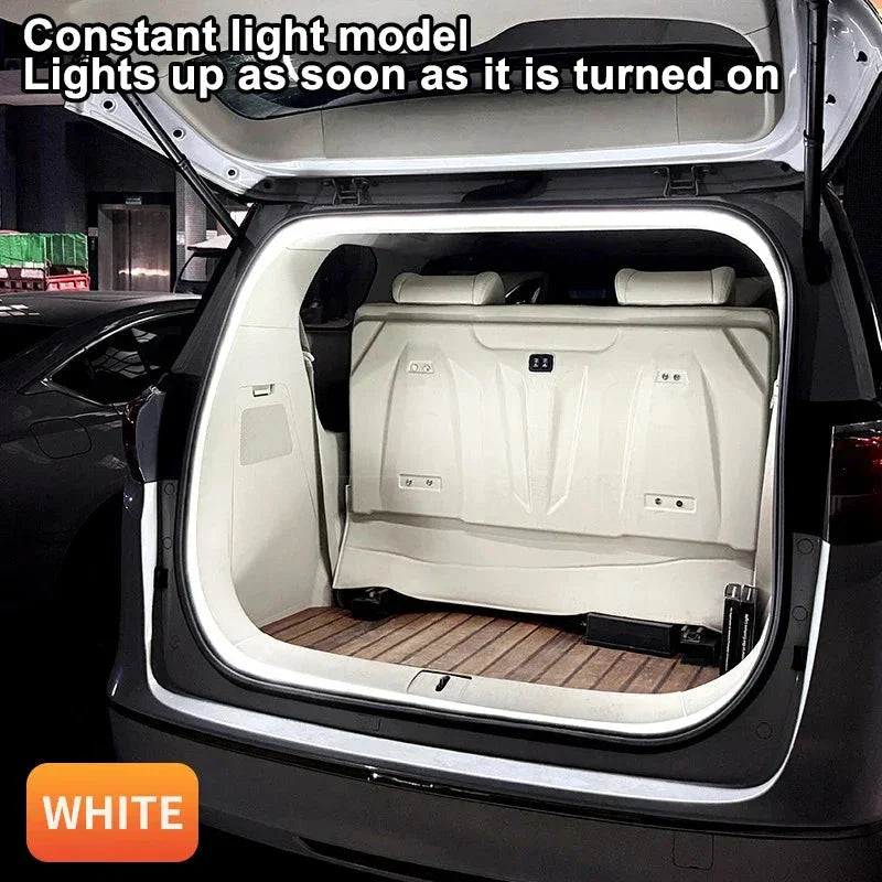 LED Car Trunk Light Strip – Automatic Sensor Ambient Light Bar, Waterproof Hidden Installation, Auto Interior Decor Accessory