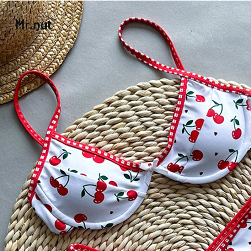 Cherry Print Bikini