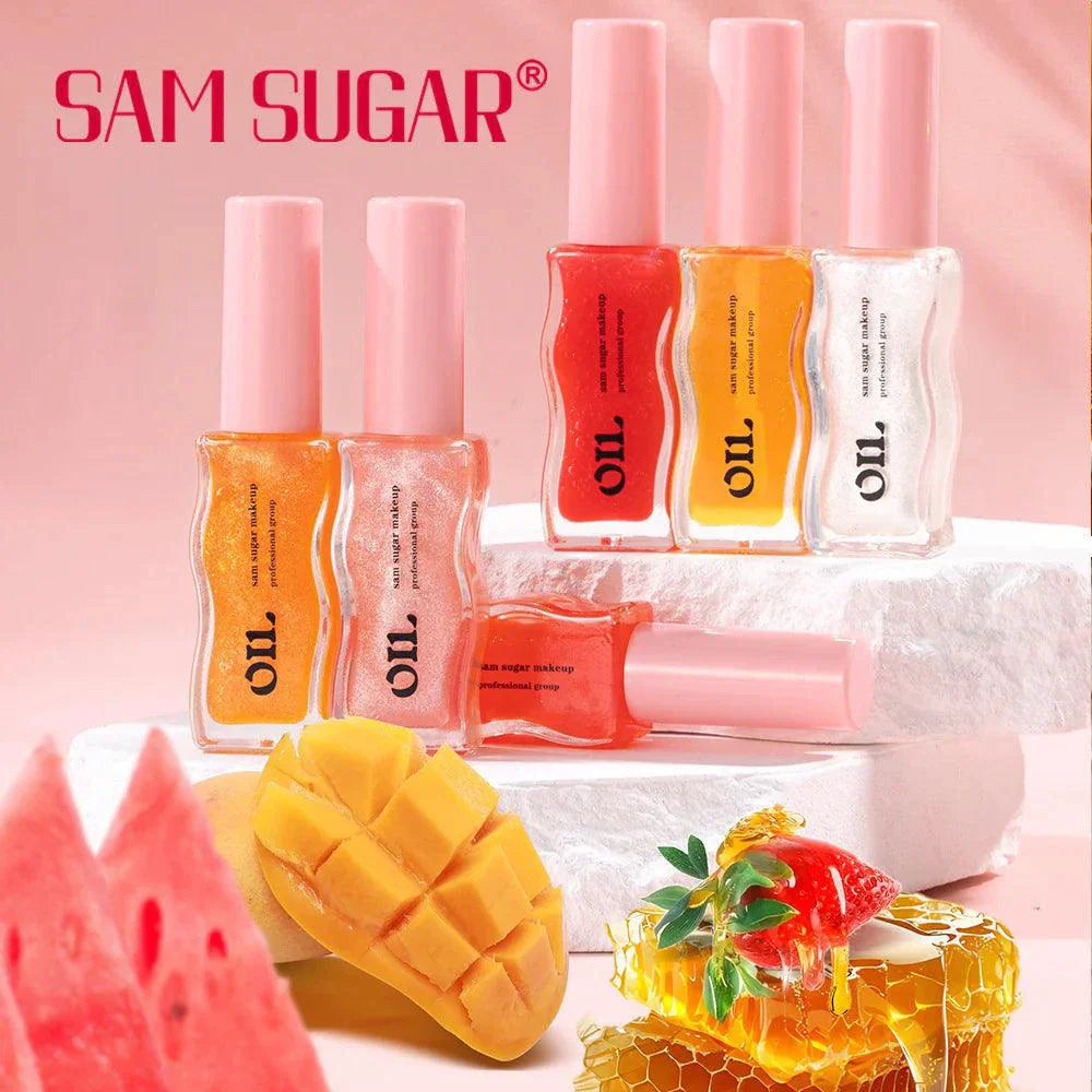 Fruit Honey Essence Lip Oil Strawberry Tinted Waterproof Moisturizing Lip Gloss 8ML