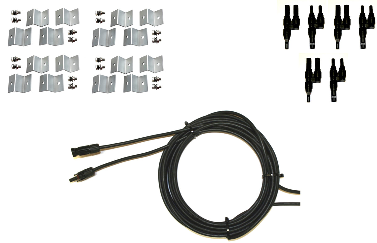 400-Watt Monocrystalline Solar Panel Kits with TrakMax MPPT 40A Charge Controller
