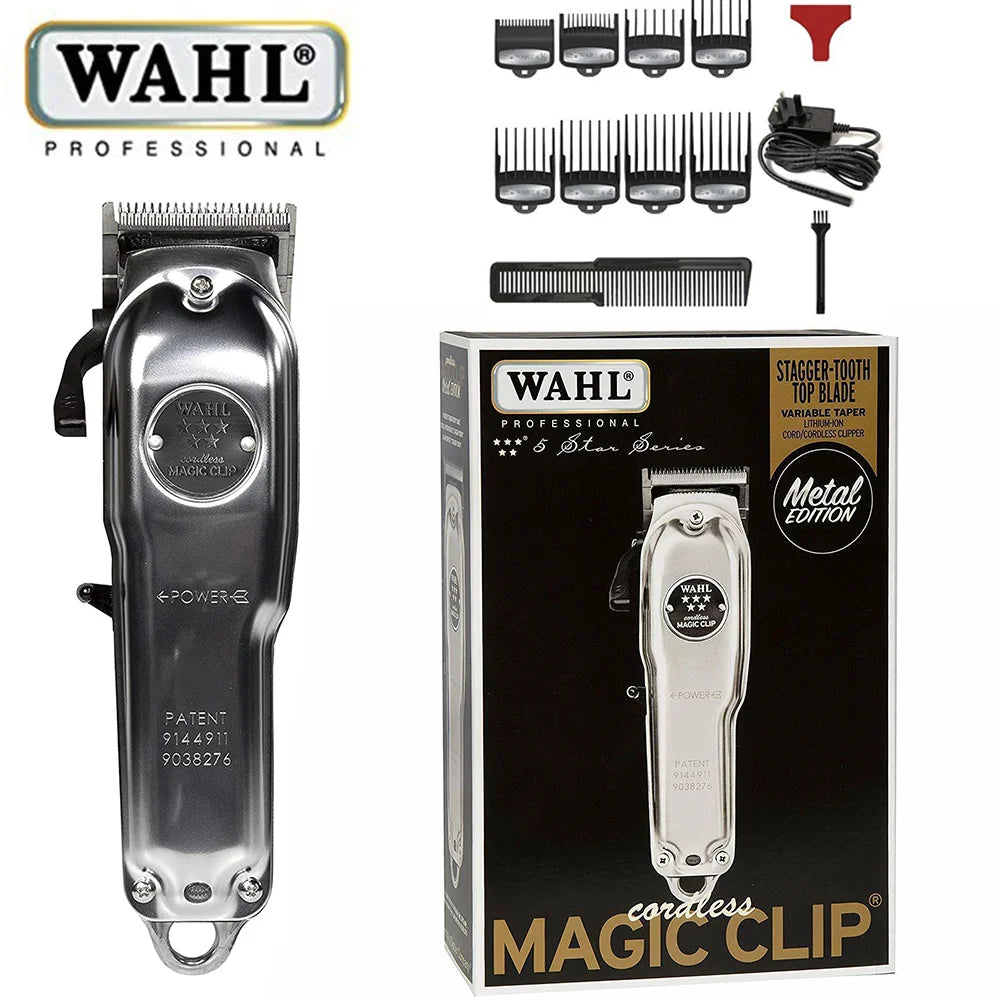Professional Wahl Vapor 8148 Magic Clip Andis Baber Combo Gold Cordless Hair Clipper&Hair Trimmer&Foil Shaver For Stylists