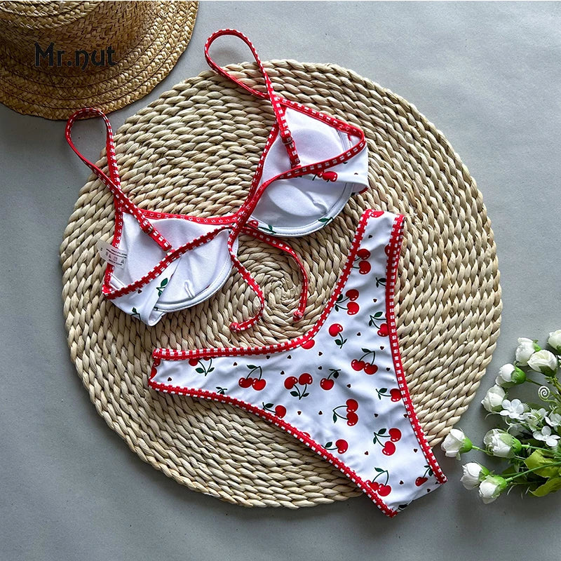Cherry Print Bikini