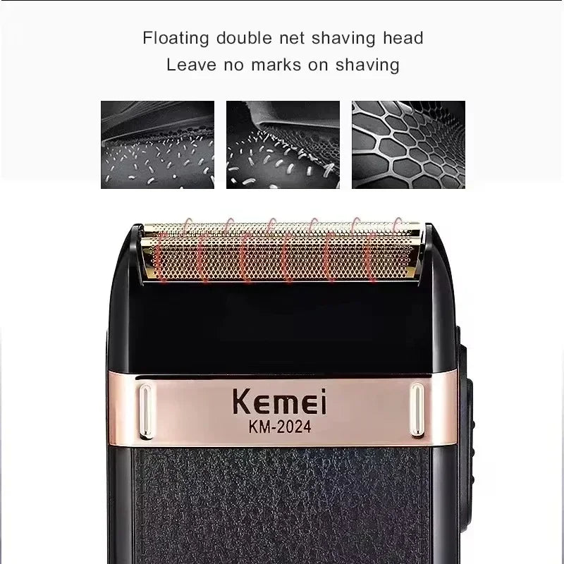 Hair Clipper Kemei KM-2628 KM-678 KM-2024 Professional Electric Beard Clipper Rechargeable Men's Shaver Hair Trimmer Kit Men